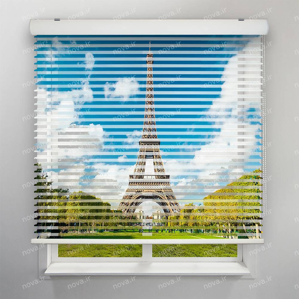 عکس محصول پرده سیلوئت تصویری طرح شهر پاریس برج ایفل کد CIT-11