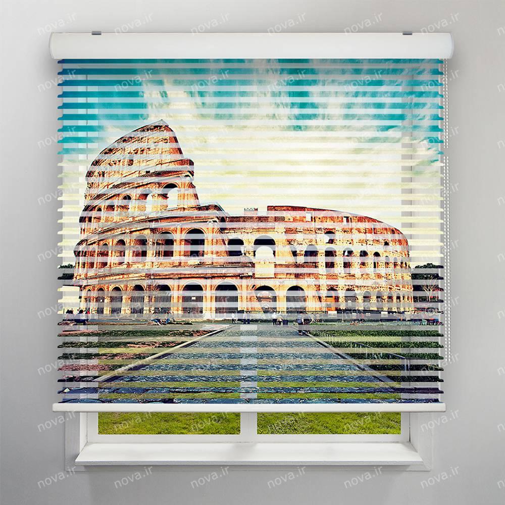 پرده سیلوئت تصویری طرح شهر روم کولوسئوم کد CIT-15