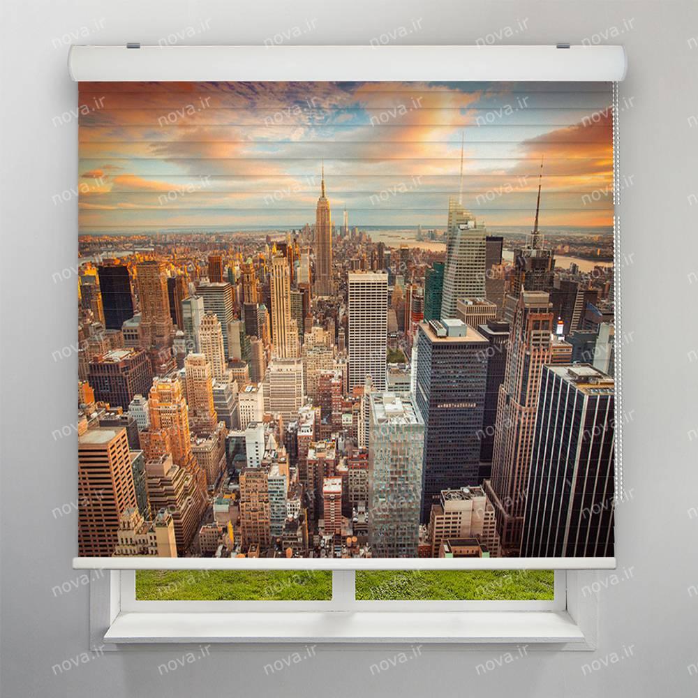 عکس محصول پرده سیلوئت تصویری طرح شهر نیویورک کد CIT-05