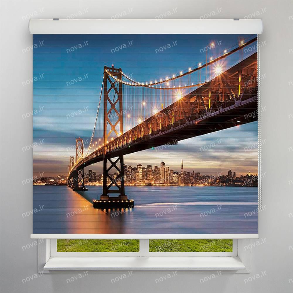 عکس محصول پرده سیلوئت تصویری طرح شهر پل سانفرانسیسکو کد CIT-08