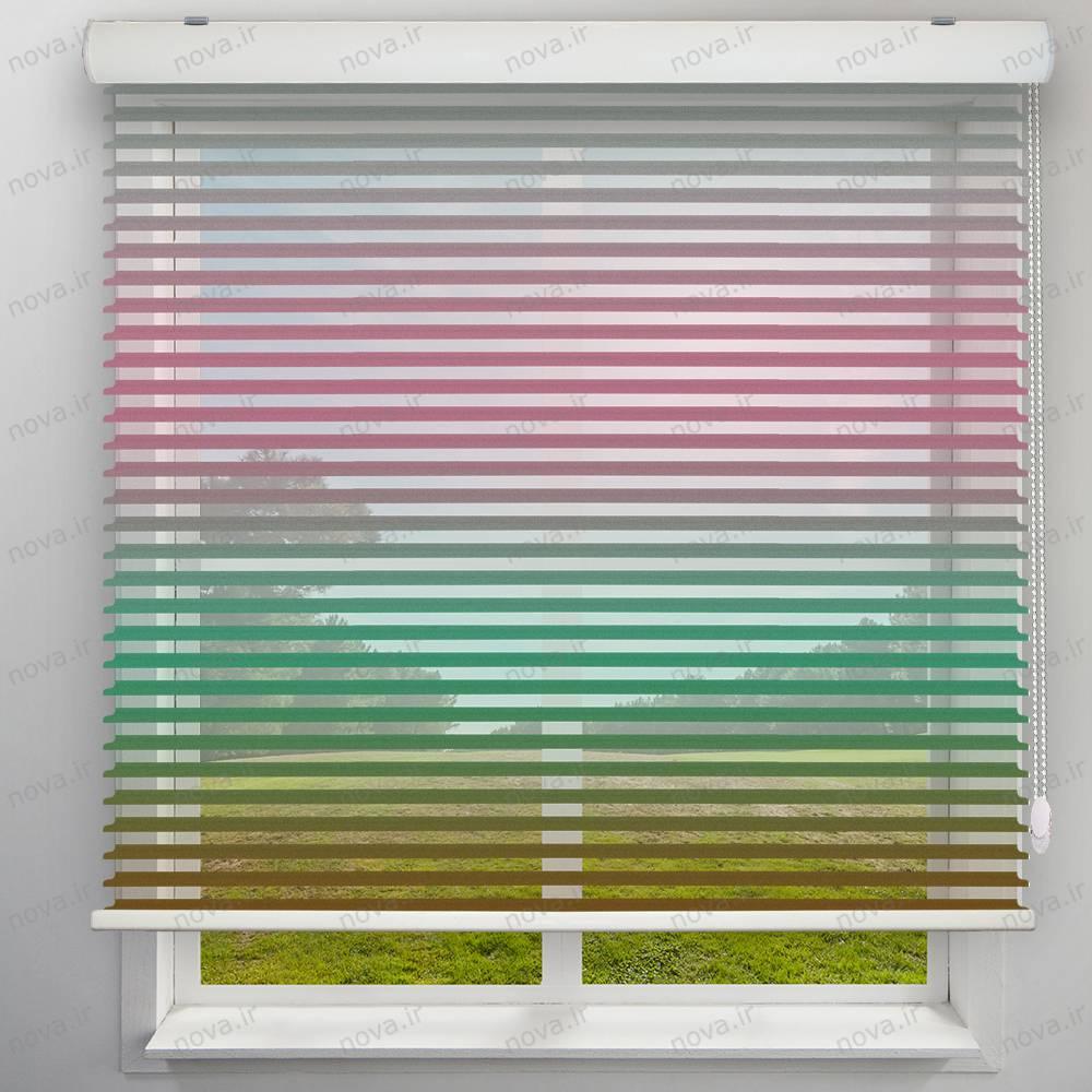 عکس محصول پرده سیلوئت طرح طیف رنگی کد RC-03
