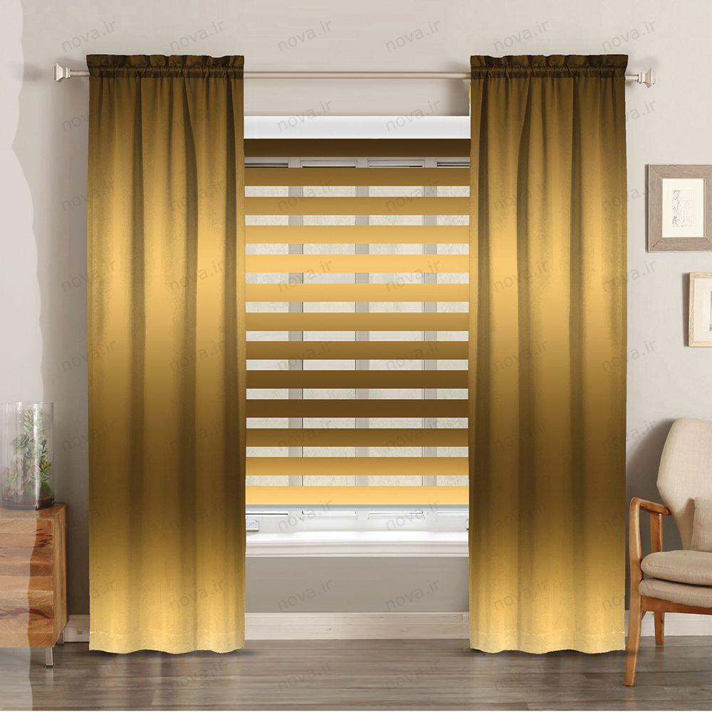 عکس محصول پرده پانچی مدرن طرح طیف رنگی کد PUN-18